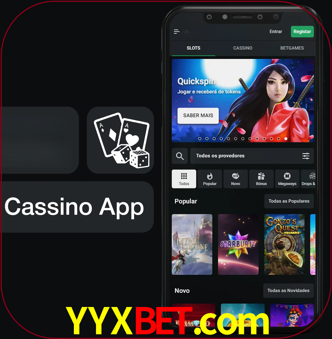 Jogue jogos de cassino e ganhe.