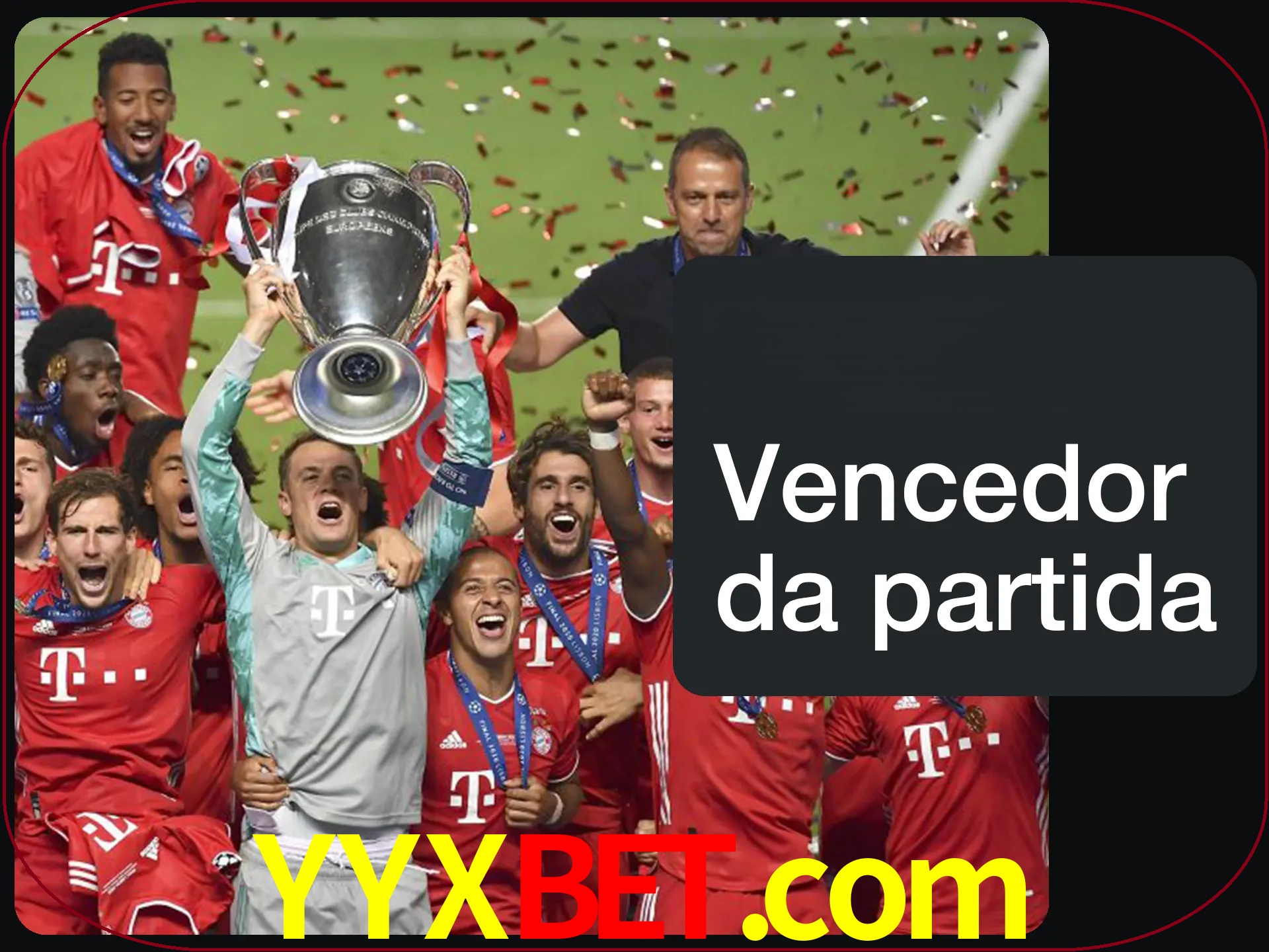 Aposte no vencedor e ganhe uma grande quantia de dinheiro.