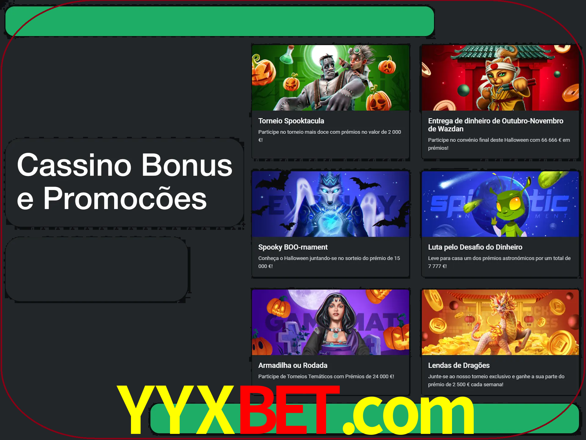 Verifique se há novos bônus de cassino para reivindicar.
