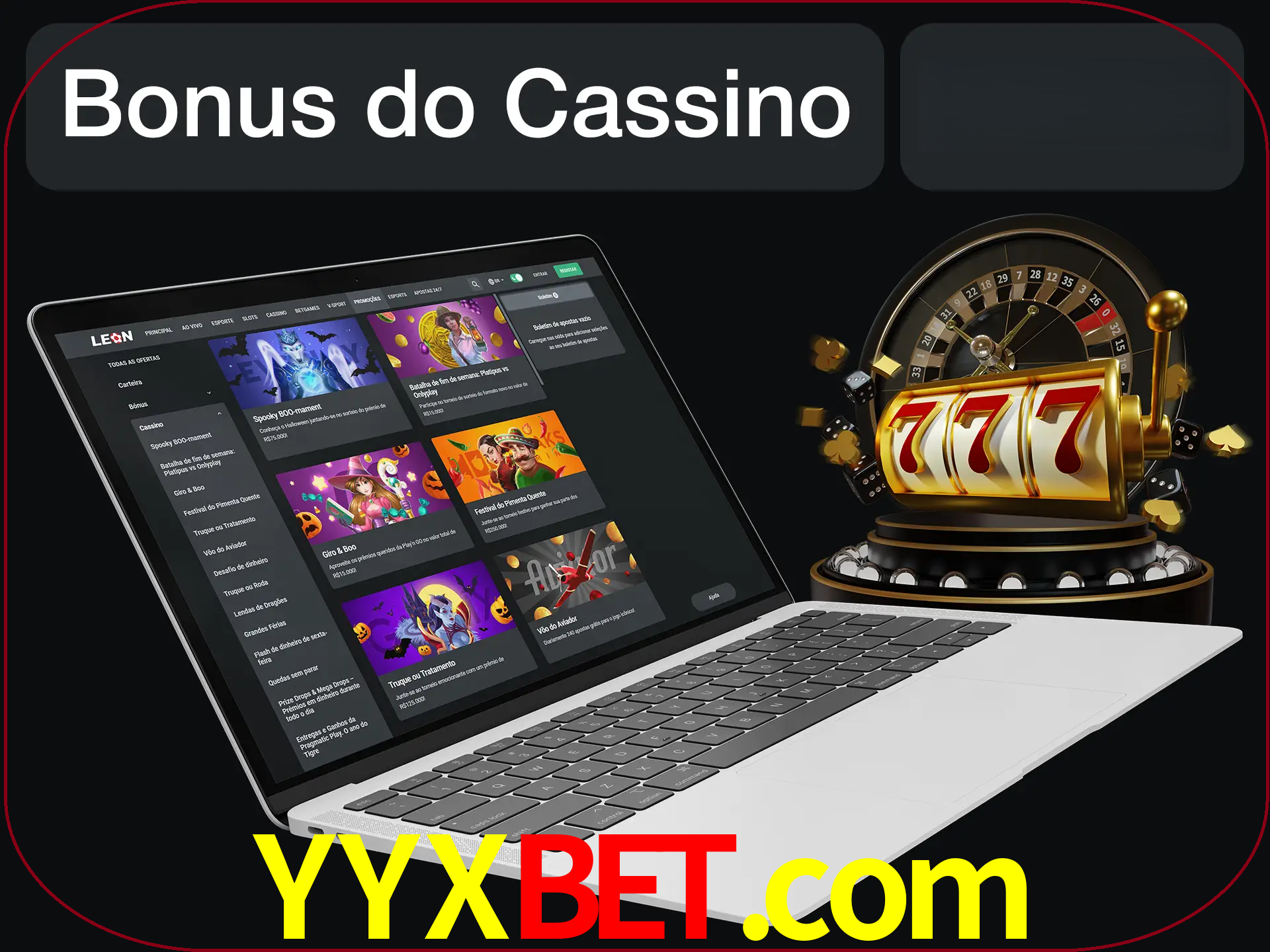Use o bônus do cassino para começar melhor.