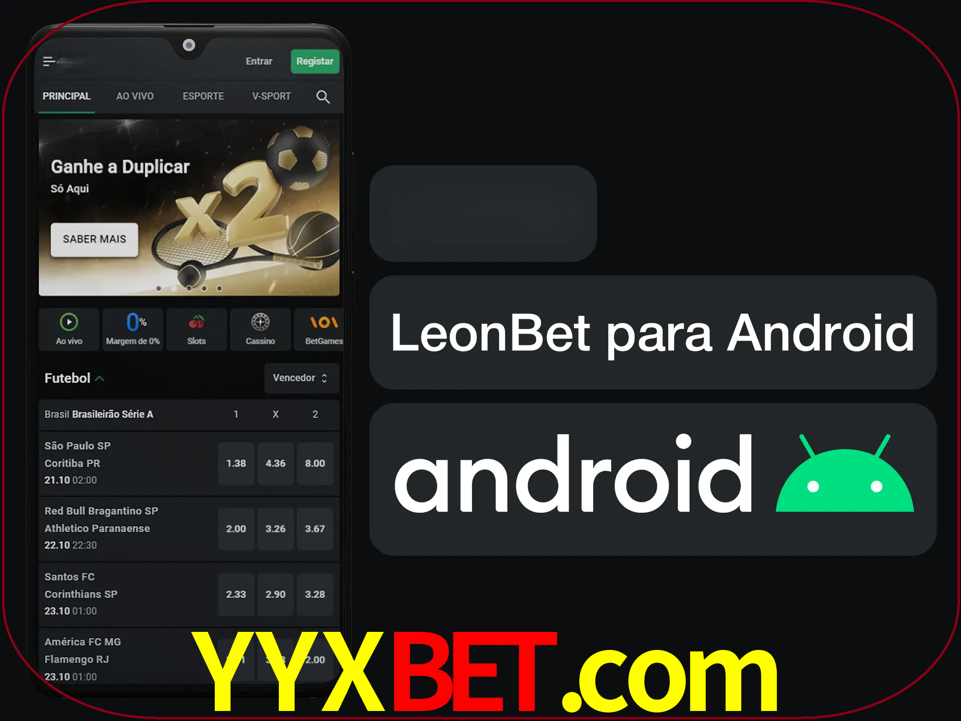 Adquira sua versão poket de LeonBet.