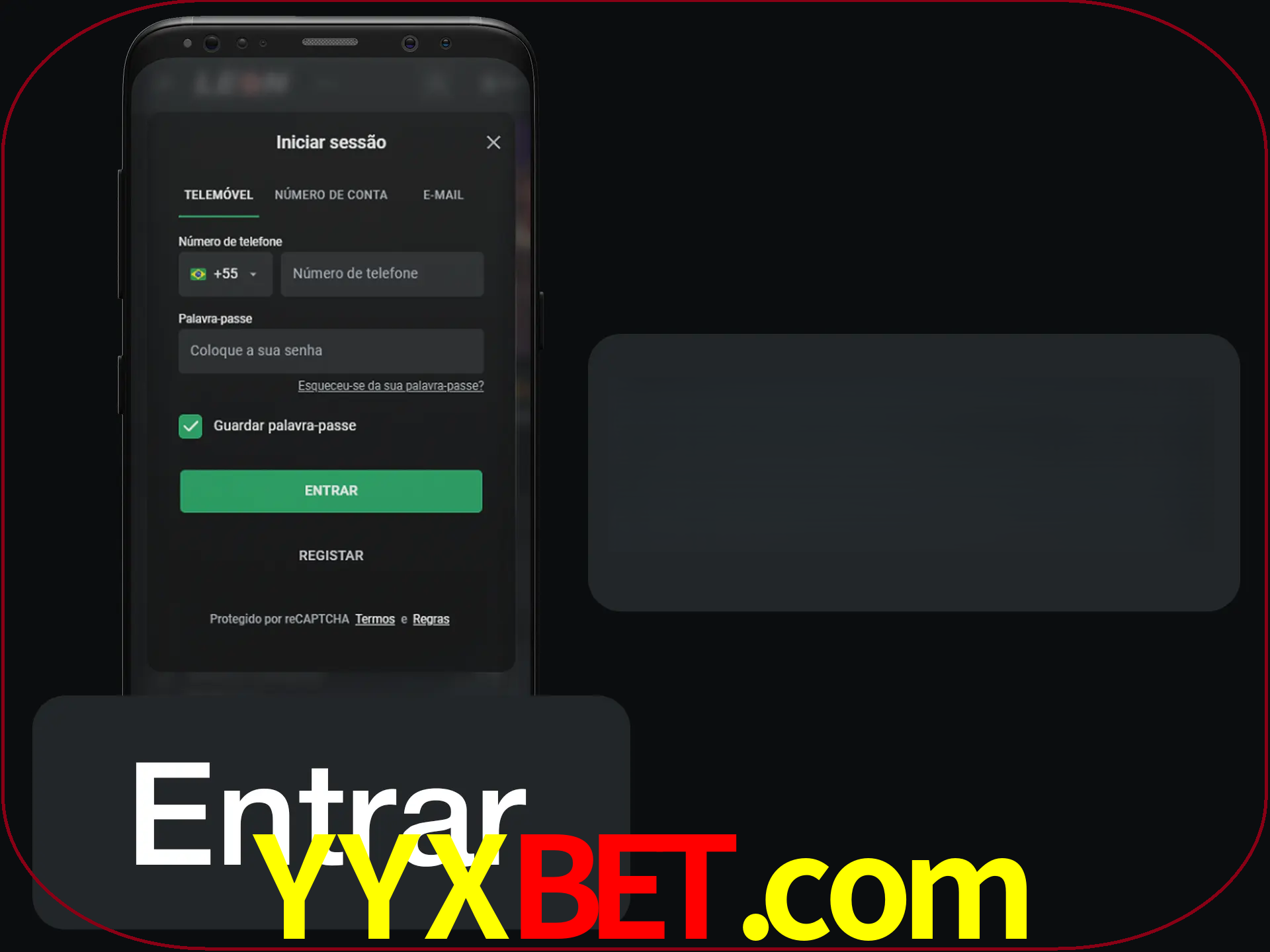 Faça o login para começar a apostar e jogar no cassino.