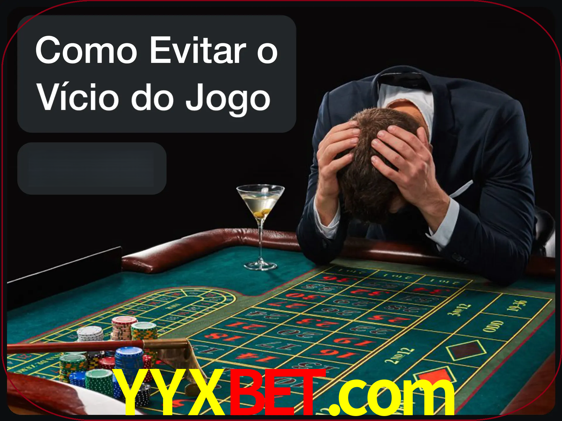 Você é responsável por cada uma de suas apostas.